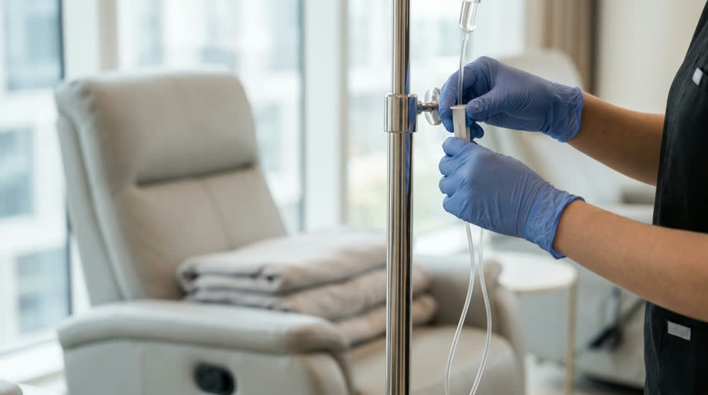 IV Drip Therapy at Longevium Dubai